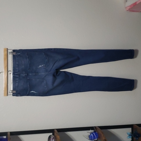 Good AMERICAN Good Waist Ripped Distressed Skinny Jeans, Size  8/29 - Picture 8 of 12